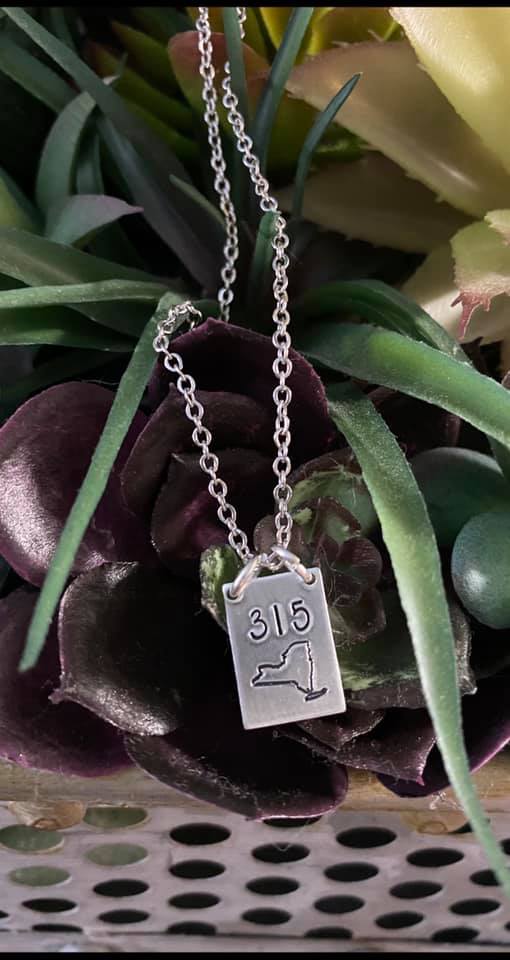 Hand stamped NoCo NY Necklace